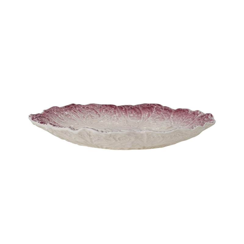 Assiette Mimosa en grès - Ø 21 x 2,5 cm - Violet