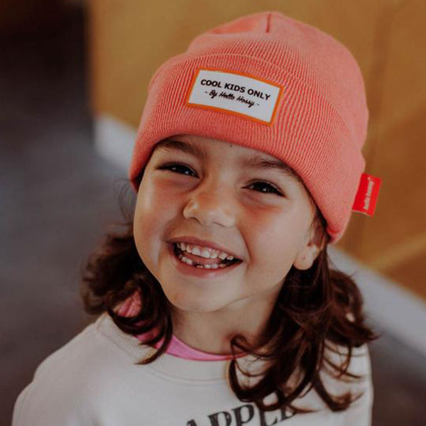 Bonnet Urban en coton biologique - Framboise