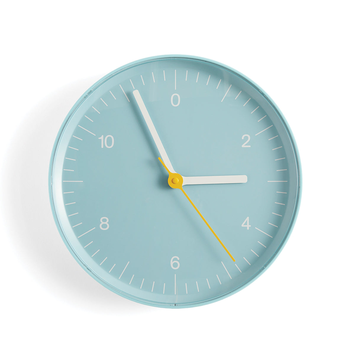 wall clock by jasper morrison blue hay flowers Fleux