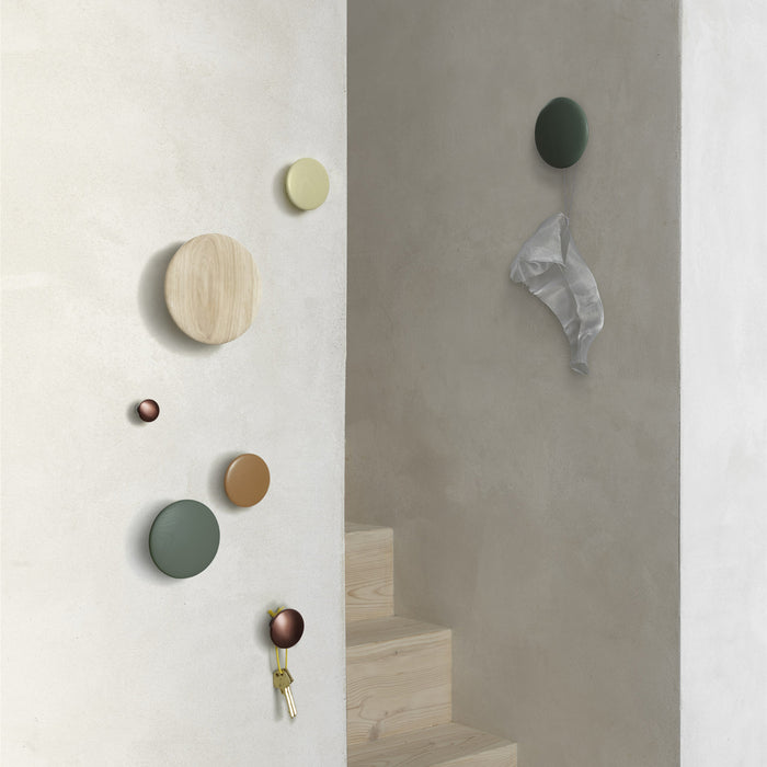 The Dots Coat Hook - Dusty Green