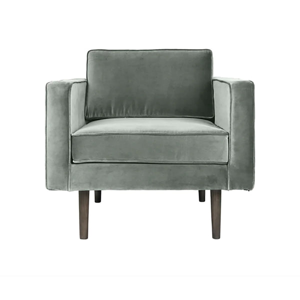Fauteuil velours Wind - Vert