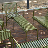 Palissade bench without backrest - l 120 x d 42 x h 45 cm - Olive | Fleux | 5