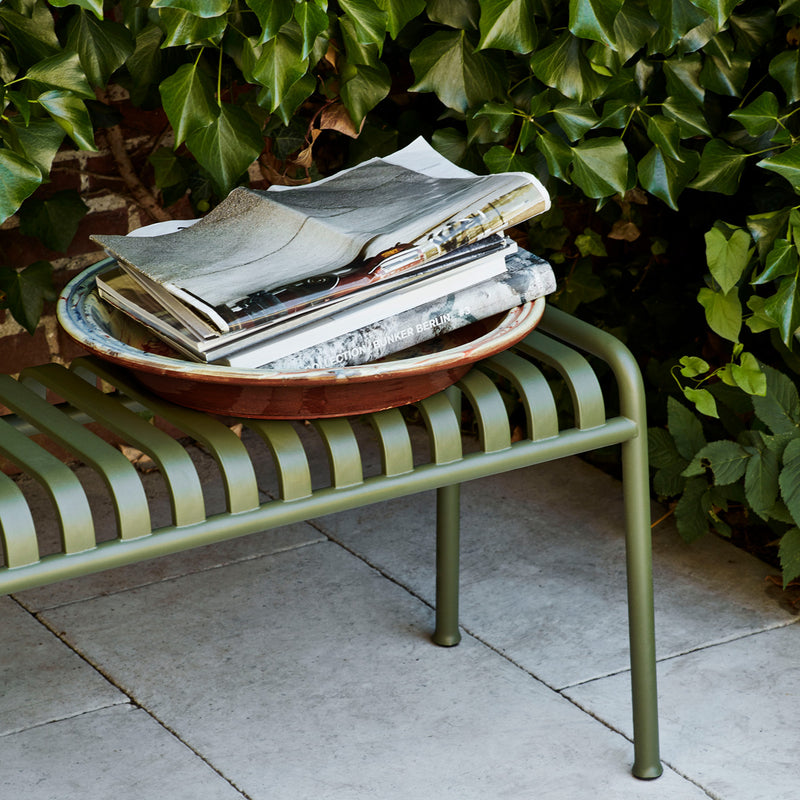 Palissade bench without backrest - l 120 x d 42 x h 45 cm - Olive