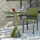 Table Cone Palissade - l 65 x p 65 x h 74 cm - Olive | Fleux | 5