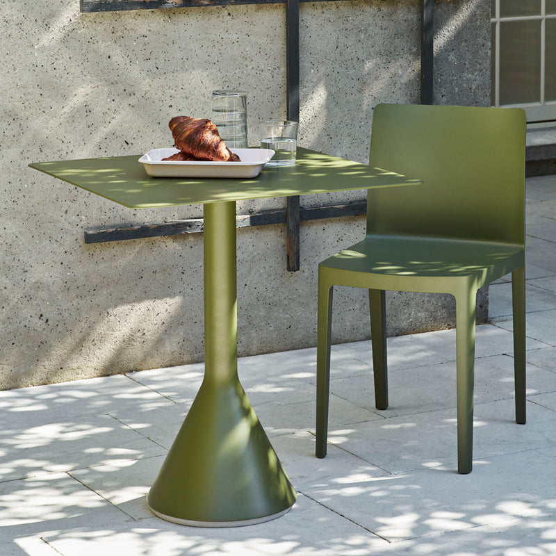 Table Cone Palissade - l 65 x p 65 x h 74 cm - Olive