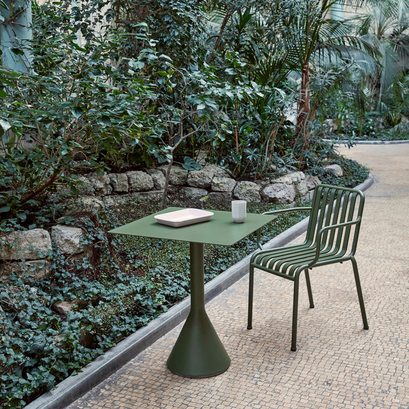 Palissade Cone Table - w 65 x d 65 xh 74 cm - Olive