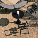 Fauteuil Palissade en acier poudré - Anthracite | Fleux | 5