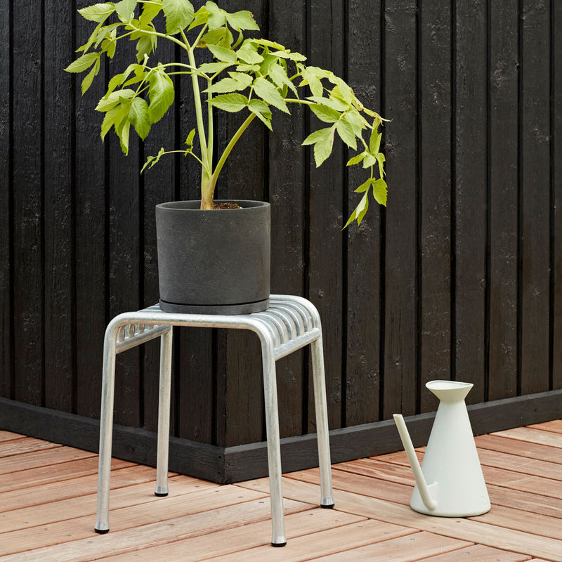 Tabouret Palissade en acier poudré - Gris ciel