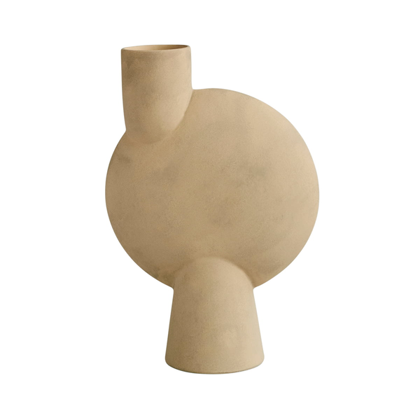 Vase Sphère Bubl en céramique - Sable