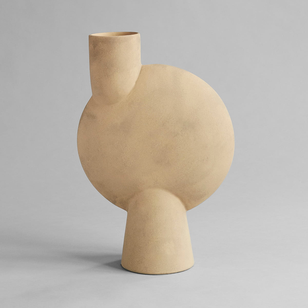 Vase Sphère Bubl en céramique - Sable