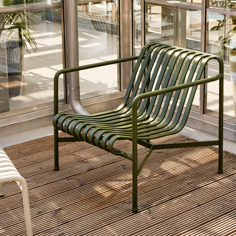 Palissade Low Lounge chair - l 73 x d 81 xh 70 cm - Olive