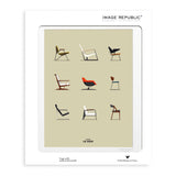 Le Duo Chairs poster - 40 x 50 cm | Fleux | 2