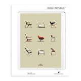 Affiche Le Duo Chaises - 40 x 50 cm | Fleux | 2