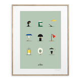 Poster Duo Lamps - 40 x 50 cm | Fleux | 4