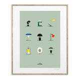 Affiche Le Duo Lampes - 40 x 50 cm | Fleux | 4