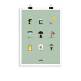 Poster Duo Lamps - 40 x 50 cm | Fleux | 5