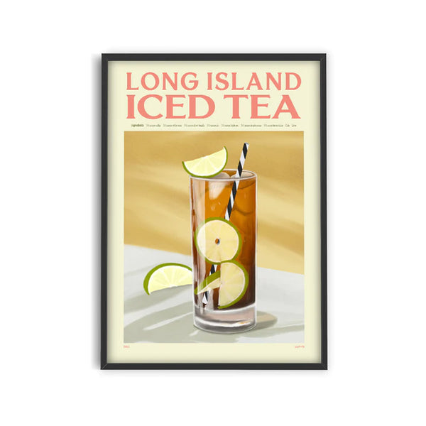 Cocktail Poster - Elin PK - Long Island Iced Tea