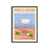 Affiche Cocktail - Elin PK - Pisco Sour | Fleux | 3