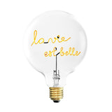 Ampoule La vie est belle E27 - Ambre | Fleux | 2