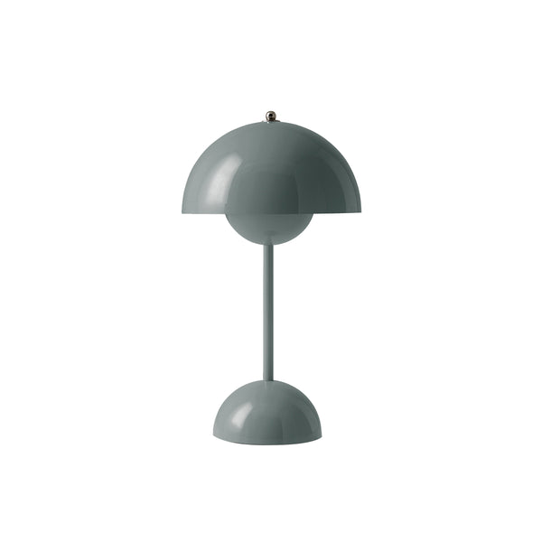 Flowerpot table lamp VP9 Wireless Stone blue