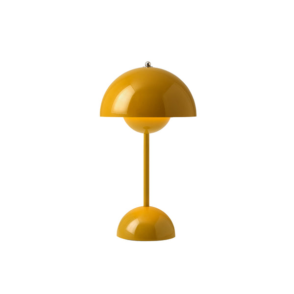 Flowerpot VP9 wireless table lamp Mustard