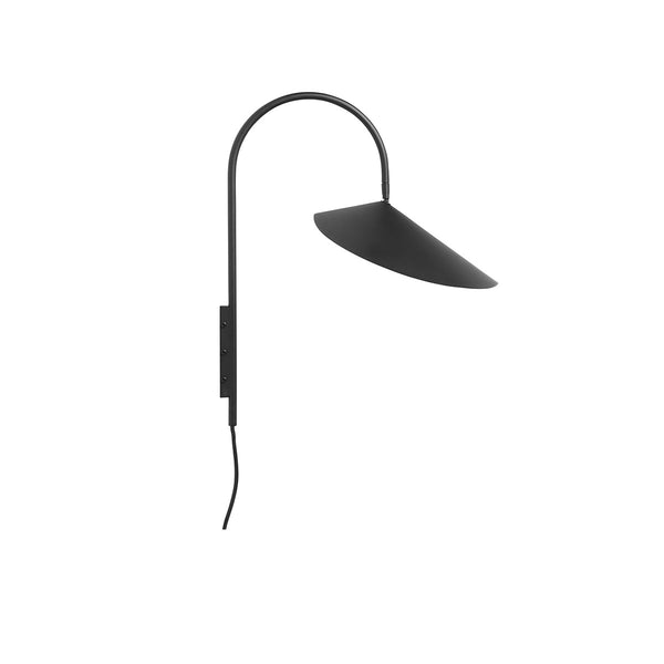 Arum wall lamp H 47 cm - Black