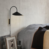 Arum wall lamp H 47 cm - Black | Fleux | 3