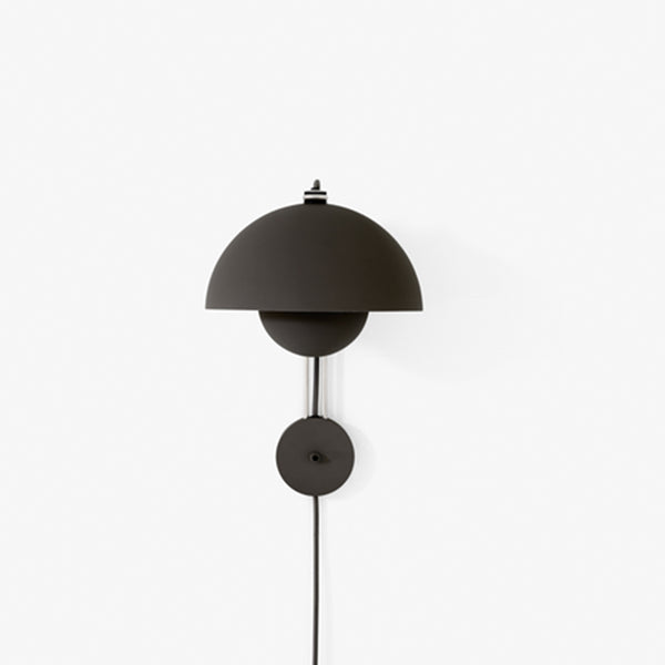 Flowerpot wall light VP8 H 35.5cm - Matt black