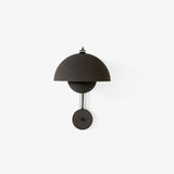 Applique murale Flowerpot VP8 H 35,5cm - Noir mat | Fleux | 12