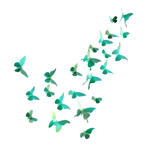 Butterfly Collection Origami Trophy - Caribbean Green