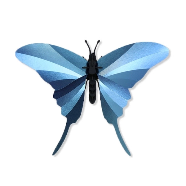 Trophée Origami Papillon Swordtail - Bleu Azur
