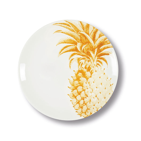 Assiette plate Ananas en porcelaine - Ø 27 cm