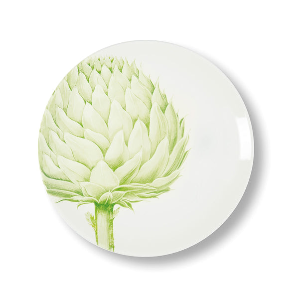 Artichoke porcelain flat plate - Ø 27 cm