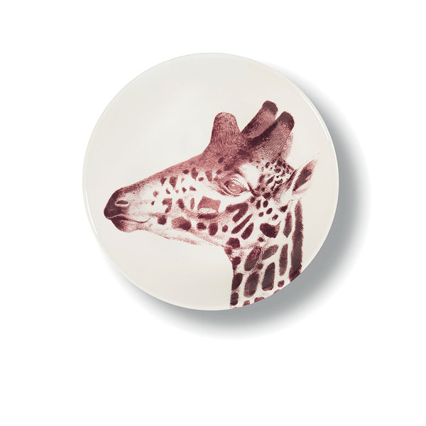 Assiette creuse Girafe en porcelaine - Ø 20 cm