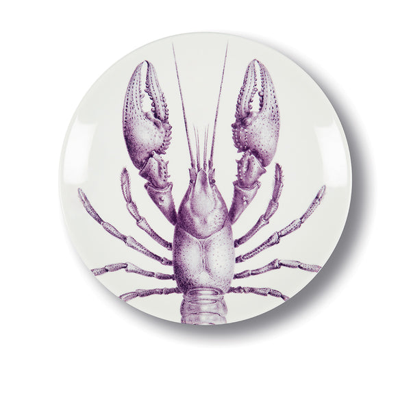 Assiette plate Homard en porcelaine - Ø 27 cm