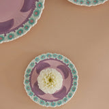 Assiette à fleurs en céramique - Lavande | Fleux | 12