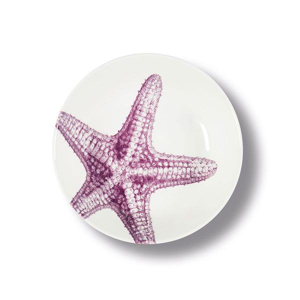 Assiette creuse Étoile de mer en porcelaine - Ø 20 cm