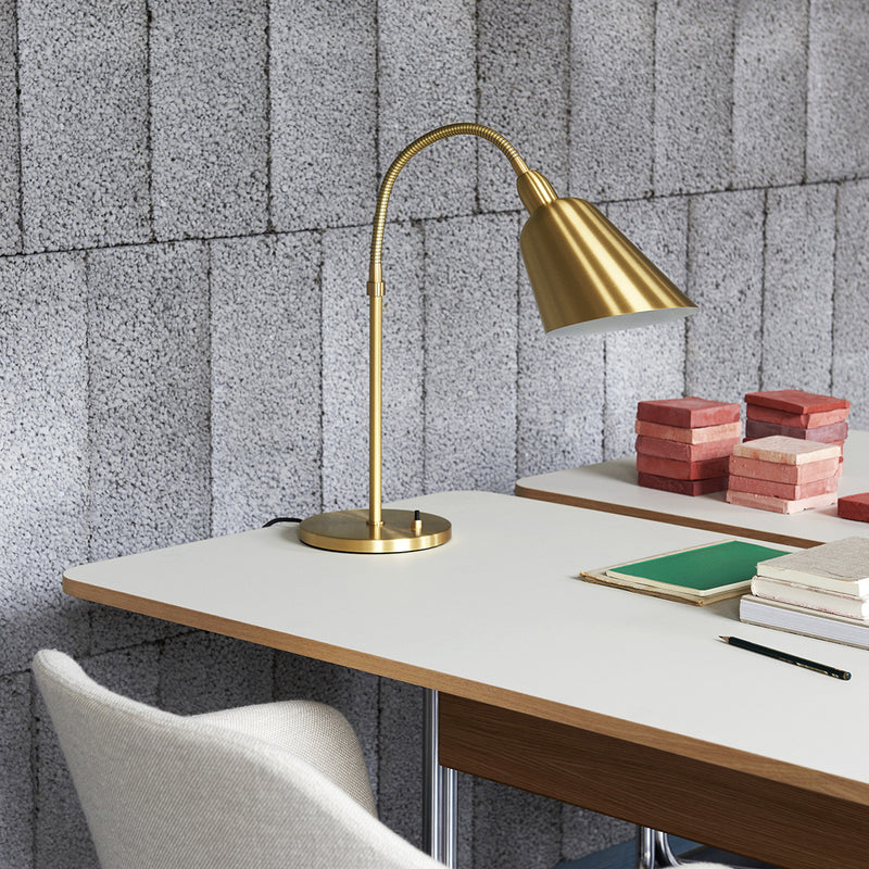 Bureau Pavilion AV16 Linoleum Mushroom 4176 - Chêne / Pieds Chrome