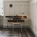 Bureau Pavilion AV17 Linoleum Iron 4178 - Noyer / Pieds Chrome | Fleux | 11