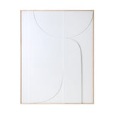 Cadre Relief Art B - 100 x 123 cm - Blanc XL | Fleux | 2