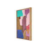 Tableau Abstrait Multicolore - 40 x 50 cm | Fleux | 3
