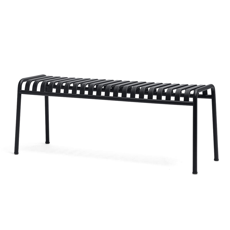 Palissade bench in powder coated steel - Anthracite
