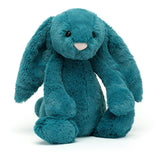 Peluche Lapin Bashful - H 31 cm - Bleu Minéral | Fleux | 3