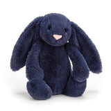 Bashful Rabbit Soft Toy - H 31cm - Navy | Fleux | 3