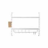 Bathroom wall storage - 58 x 50 x 20 cm - White | Fleux | 2