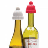 Set de 2 Bouchons Beanie Rouge & Gris | Fleux | 5
