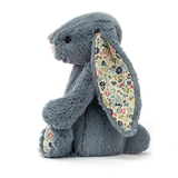 Peluche Lapin Blossom - H 18 cm - Dusty Bleu | Fleux | 4