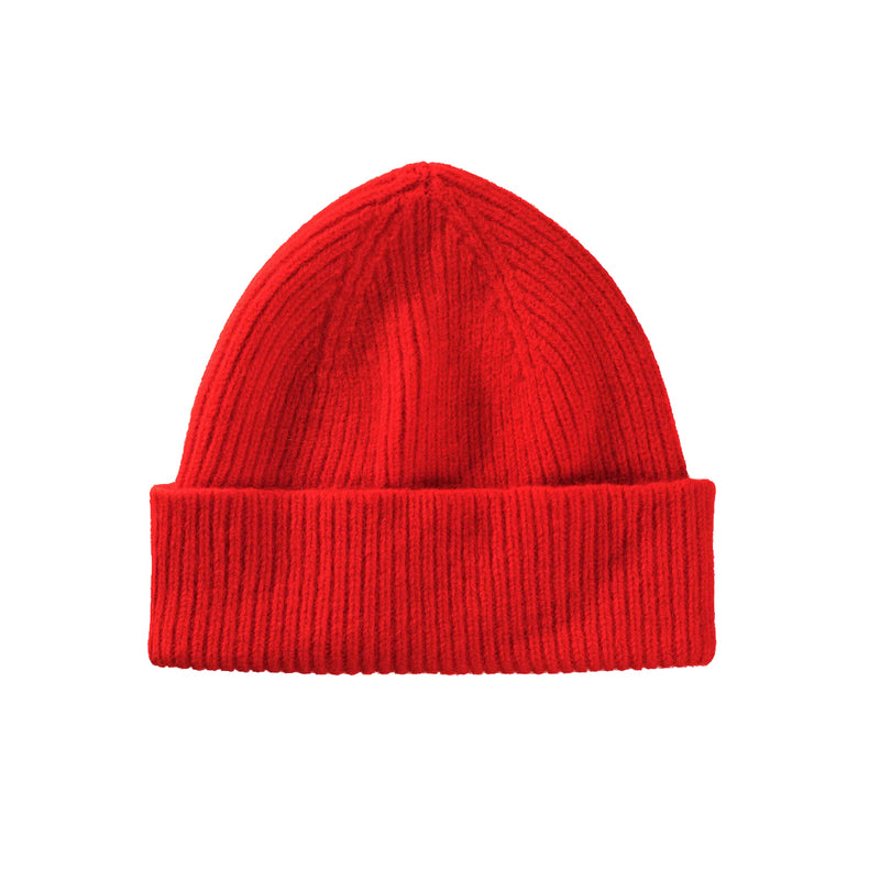 Bonnet en laine mélangée - Crimson