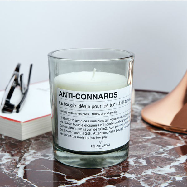 Anti-assholes candle - fig leaves