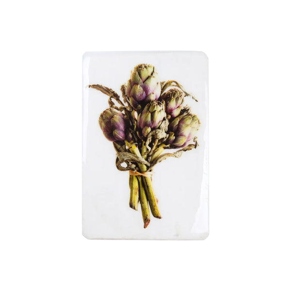 Artichoke Bouquet wall decoration - 20 x 29 cm - Violets